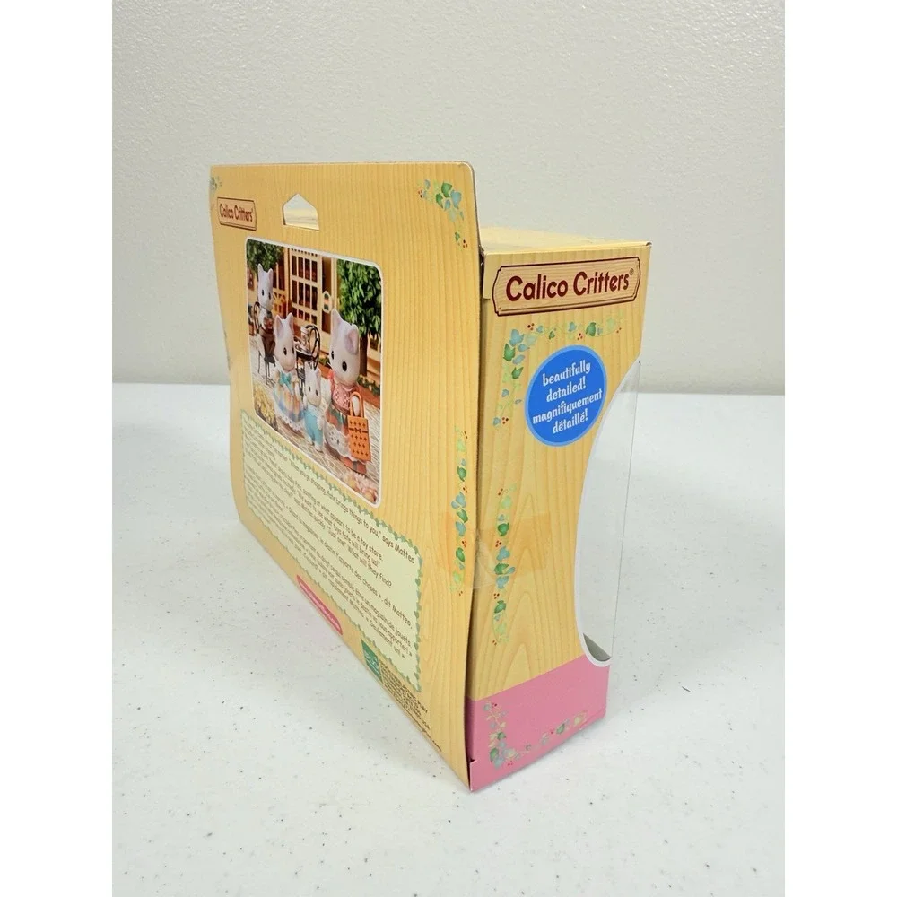 NEW Calico Critters Latte Cat Family Full Set US SELLER Epoch Sylvanian Families